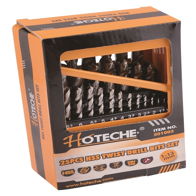 25pcs Hss Twist Drill Bit Set Buy Product On Ningbo Hoteche Imp And Exp Co Ltd